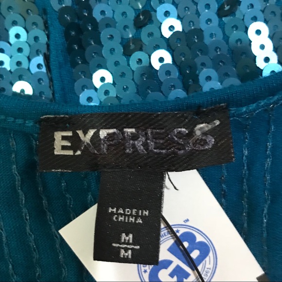 NWT Express Sequin Crop Top😍, Size M - Picture 3 of 3